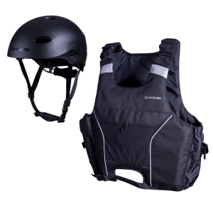 Zestaw Kamizelka + Kask Dakine Black