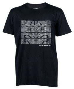 2025 STB APPREAL Men Ancient Tiki Tee b&w Front.jpg