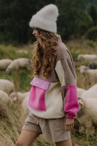 Bluza Jungmob Polar Strawberry Latte