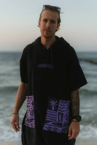 Poncho Jungmob 2025 Bamboo Aloha Purple