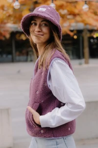 Kamizelka Jungmob Daisy Lavender bok