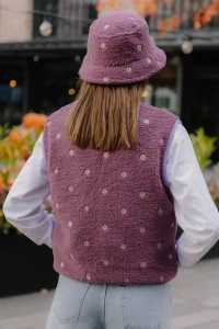 Kamizelka Jungmob Daisy Lavender tył