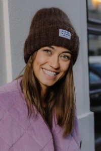 Czapka Jungmob Moher Fluffy Choco