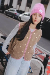 Kamizelka Jungmob Baranek Daisy Latte