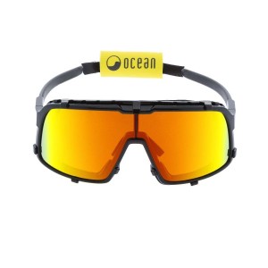 Okulary Ocean 2025 Leucate shiny black/red