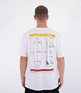 Koszulka Hurley 2026 Kraft Sketch Tee Wht