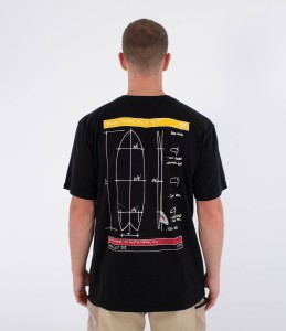 Koszulka Hurley 2026 Kraft Sketch Tee Bk