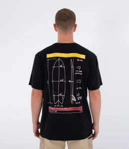 Koszulka Hurley 2026 Kraft Sketch Tee Bk