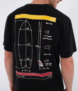 Koszulka Hurley 2026 Kraft Sketch Tee Bk