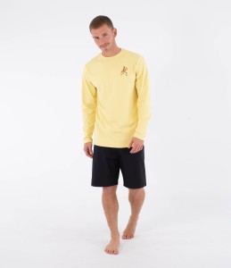 Lycra Hurley 2026 Rash Reg Flamengue Ls Ncte