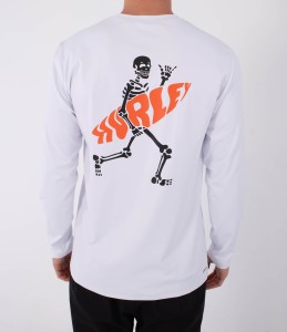 Lycra Hurley 2026 Rash Reg Flamengue Ls Wht