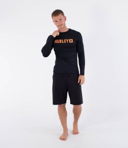 Lycra Hurley 2026 Rash Slim Fit Box Ls Bk