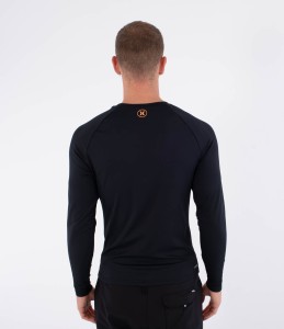 Lycra Hurley 2026 Rash Slim Fit Box Ls Bk