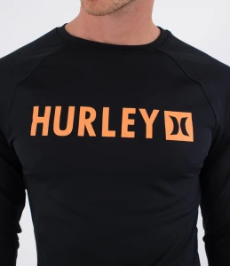 Lycra Hurley 2026 Rash Slim Fit Box Ls Bk