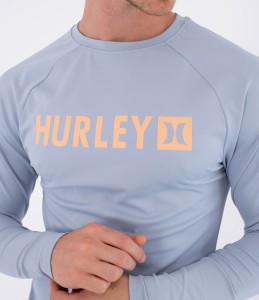 Lycra Hurley 2026 Rash Slim Fit Box Ls SpBr