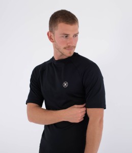 Lycra Hurley 2026 Rash Slim Fit Icon Circle Bk