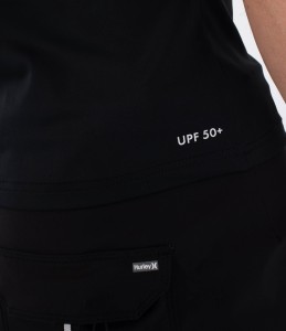 Lycra Hurley 2026 Rash Slim Fit Icon Circle Bk