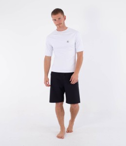 Lycra Hurley 2026 Rash Slim Fit Icon Circle Wht