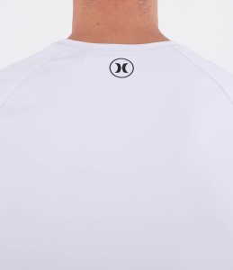 Lycra Hurley 2026 Rash Slim Fit Icon Circle Wht