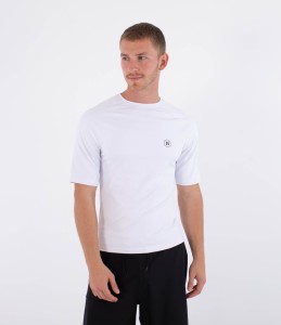 Lycra Hurley 2026 Rash Slim Fit Icon Circle Wht