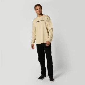Koszulka Mystic 2025 Brand Crew L/S Khaki