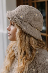 Kapelusz Jungmob Lucky Daisy Latte Bucket