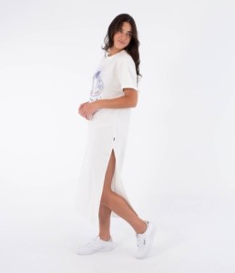 Sukienka Hurley 2026 Dress Midi Island Bone