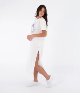 Sukienka Hurley 2026 Dress Midi Island Bone
