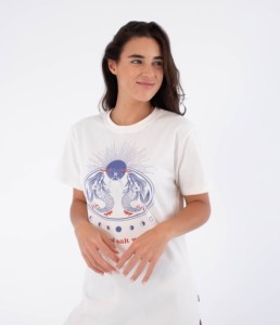 Sukienka Hurley 2026 Dress Midi Island Bone