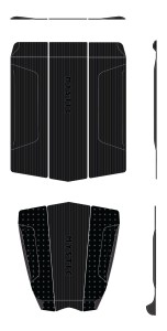 Pad Mystic 2024 3 P Tail + Front Sidebump Bk