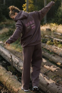 Bluza Jungmob Daisy Choco