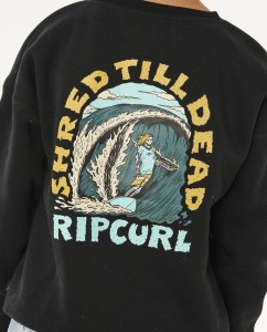Bluza Rip Curl 2026 Shred Till Dead Crew Bk