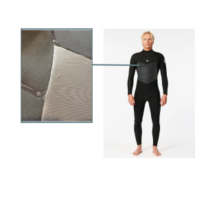 Pianka Rip Curl 2025 DPatrol 4/3 BZ Stmr Bk KLEJ