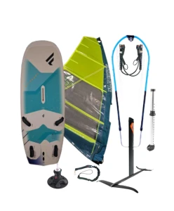Zestaw windsurfingowy używany Fanatic Stingray 140L + żagiel Simmer Fmax 6,5