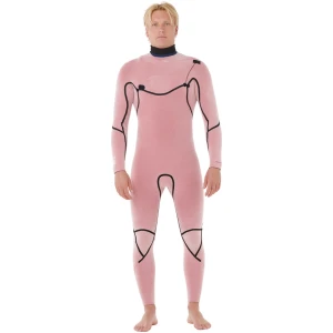 53322-2025 Rip Curl Mens Flashbomb 5_3mm Chest Zip Wetsuit 17BMFS - Deep Cactus (2a.webp