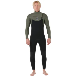 2025 Rip Curl Mens Flashbomb 5_3mm Chest Zip Wetsuit 17BMFS - Deep Cactus (2.webp
