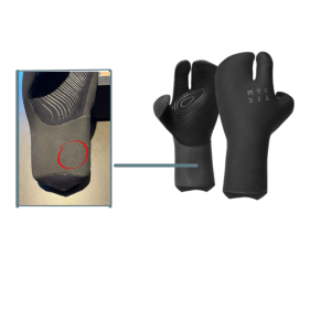 Rękawiczki Mystic 2024 Supreme 5 Lobster Bk KLEJ