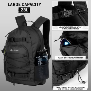 Plecak Dakine Grom Backpack Black 23L