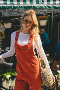 Spodnie Jungmob Ogrodniczki Funky Carrot