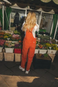 Spodnie Jungmob Ogrodniczki Funky Carrot
