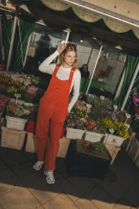 Spodnie Jungmob Ogrodniczki Funky Carrot