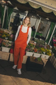 Spodnie Jungmob Ogrodniczki Funky Carrot