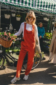 Spodnie Jungmob Ogrodniczki Funky Carrot