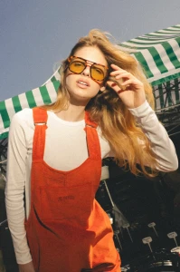 Spodnie Jungmob Ogrodniczki Funky Carrot
