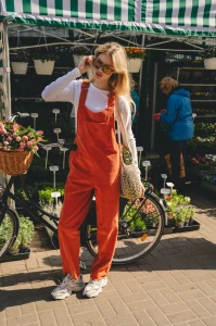 Spodnie Jungmob Ogrodniczki Funky Carrot
