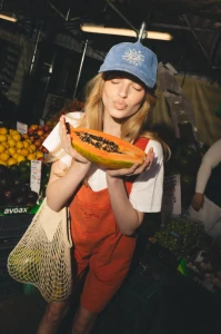 Czapka Jungmob Sun Blue Cord Cap