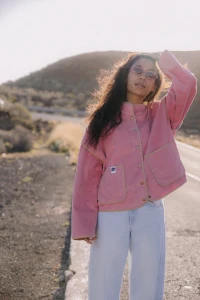 Kurtka Jungmob Praia Pink