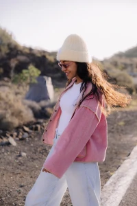 Kurtka Jungmob Praia Pink