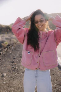 Kurtka Jungmob Praia Pink