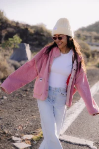 Kurtka Jungmob Praia Pink
